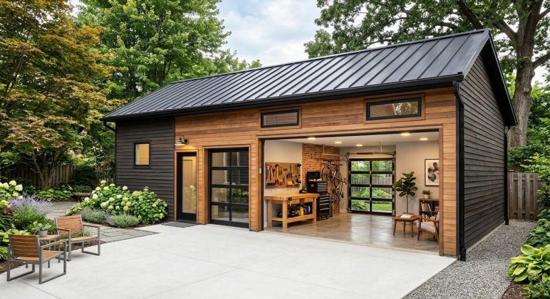 Attached Garage Renovation in Alpharetta, GA