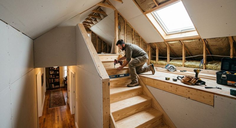 Attic Apartment Construction in Conroe, TX