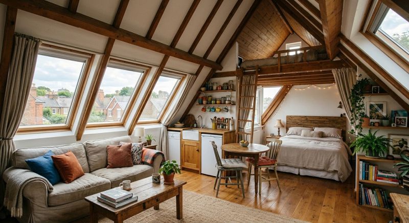 Attic Apartment Construction in Alpharetta, GA