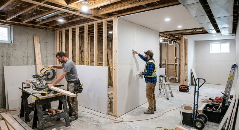 Basement Modification in Alpharetta, GA