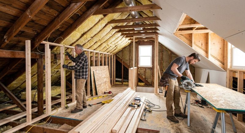 Garage Attic Remodeling in Alpharetta, GA
