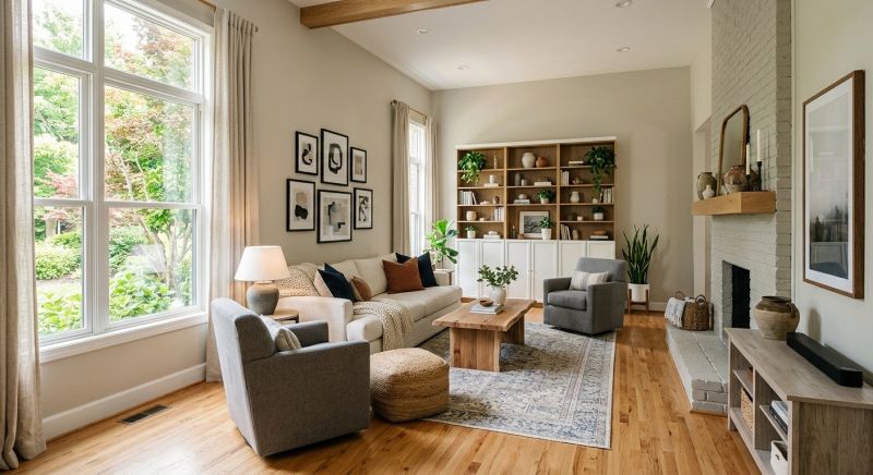 Living Room Renovation in Alpharetta, GA
