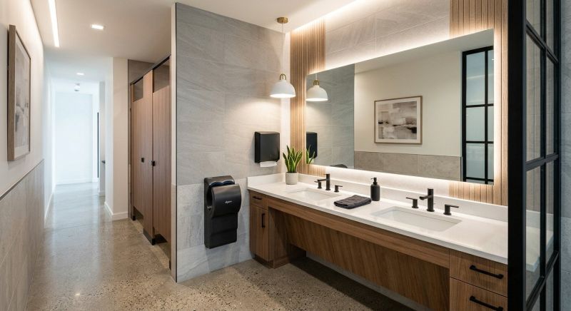 Office Bathroom Renovation in Arvada, CO