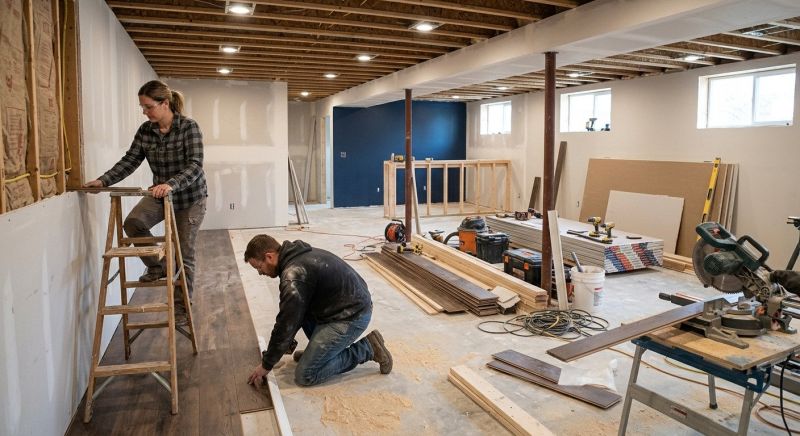 Rec Room Renovation in Littleton, CO